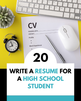 How to Write a Resume for a High School Student with No Work Experience