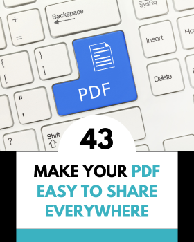 Make your PDF easy to share everywhere