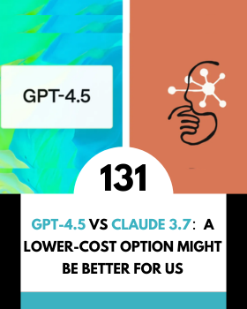 GPT-4.5 vs. Claude 3.7: Um custo mais baixo pode ser a melhor escolha