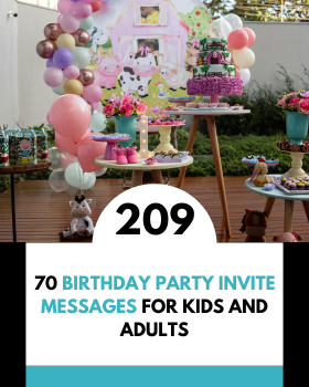 70 birthday party invite messages for kids and adults