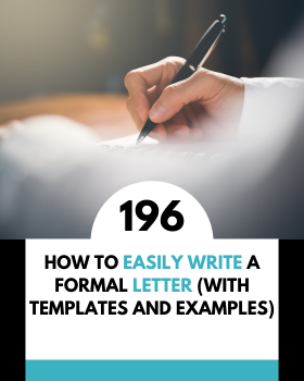 Comment écrire facilement une lettre formelle (avec modèles et exemples)