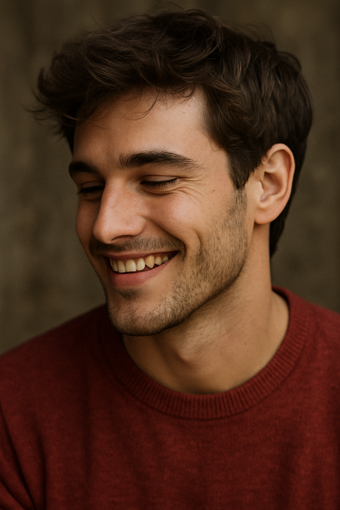 Estudante Universitário Apaixonado