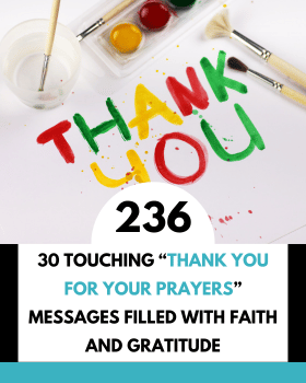 30 Touching “Thank You for Your Prayers” Messages Filled with Faith and Gratitude
