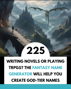 Writing Novels or Playing TRPGs? The Fantasy Name Generator Will Help You Create God-Tier Names