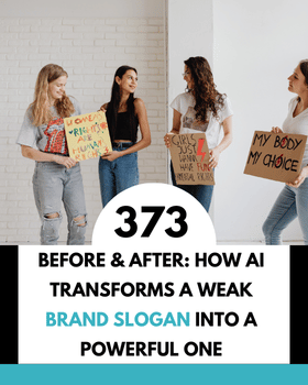 Before & After: How AI Transforms a Weak Brand Slogan into a Powerful One