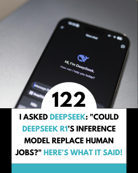 Deepseekに質問してみた「Deepseek R1推論モデルは人間の仕事を取って代わる可能性がある？」その答えに驚いた！