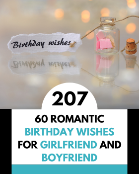 60 Romantic Birthday Wishes for Girlfriend and Boyfriend