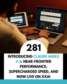Introducing Claude Haiku 4.5: Near-Frontier Performance, Supercharged Speed, and Now Live on XXAI
