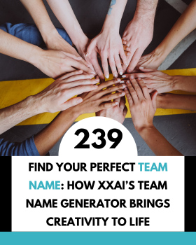 Trouve le Nom Parfait pour ton Équipe : Comment le Générateur de Noms d’Équipe XXAI Donne Vie à la Créativité