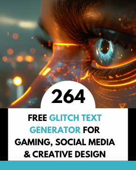 Free Glitch Text Generator for Gaming, Social Media & Creative Design