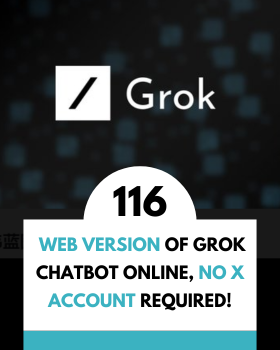 Web version of Grok chatbot online, no X account required!