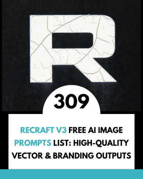 Recraft V3 Free AI Image Prompts List: High-Quality Vector & Branding Outputs