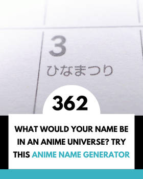 What Would Your Name Be in an Anime Universe? Try This Anime Name Generator